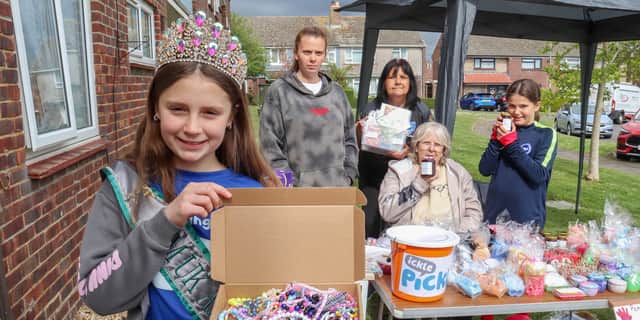 Skylar Orme-Joicey, 12,  set up a fundraiser for Ickle Pickles Charity in Waterlooville on Wednesday, April 24, 2025