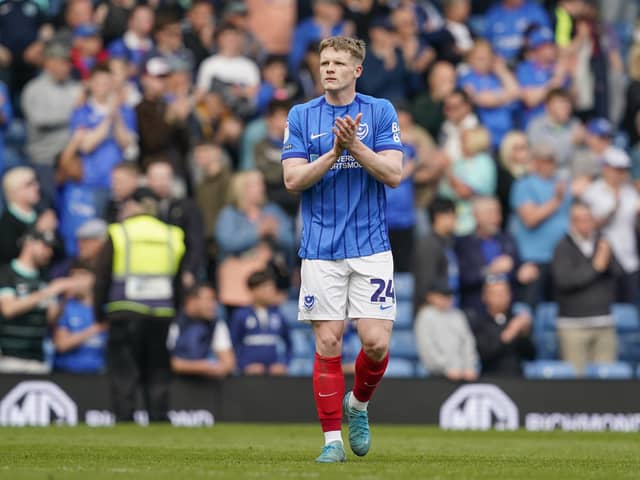 Pompey's Terry Devlin. Pic: Jason Brown/ProSportsImages