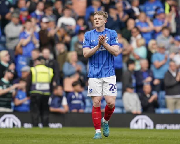 Pompey's Terry Devlin. Pic: Jason Brown/ProSportsImages