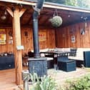 The amazing outside entertainment space at the Havant Road property