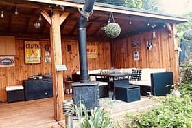 The amazing outside entertainment space at the Havant Road property