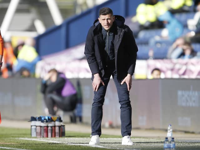 The high press is here to stay, according to Pompey boss John Mousinho. And he wants to get even better at it. Picture: Paul Thompson/ProSportsImages
