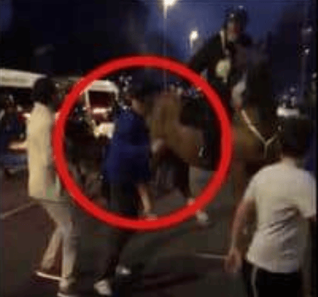 Violent disorder when Pompey played Saints in 2019