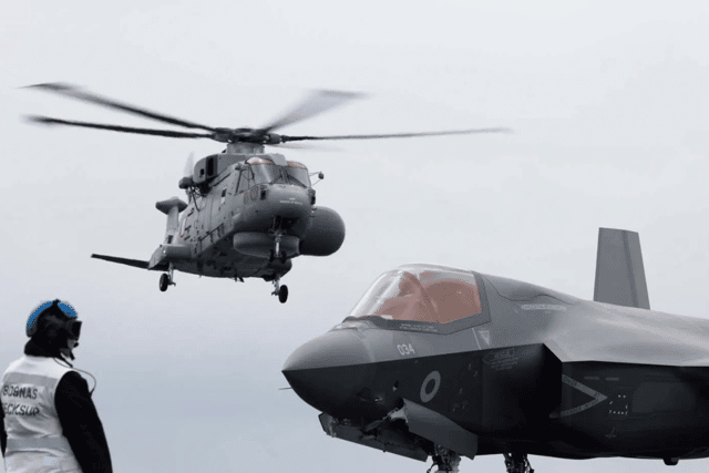 The aircraft assigned to the UK Carrier Strike Group will be used at Full Operating Capability.