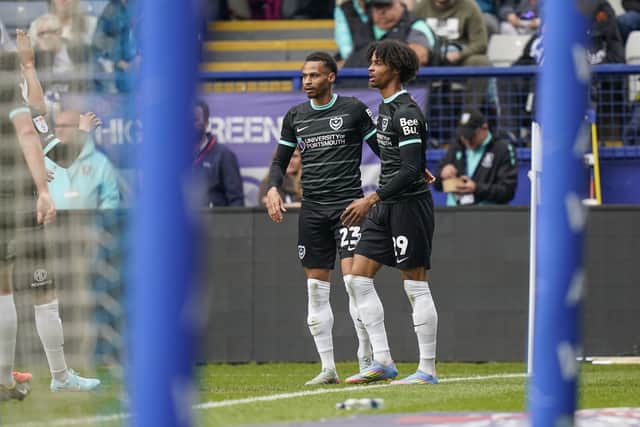 Harvey Blair scored Pompey equaliser.
