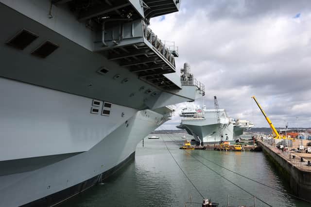 Autonomous platforms to be deployed with HMS Prince of Wales and HMS Queen Elizabeth, as tests are being made to trial emerging technologies.
