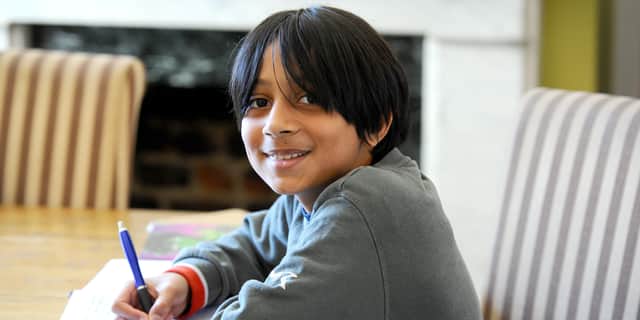 Issach Vetharajah (10) from Southsea, has been writing his own stories since he was six-years-old.