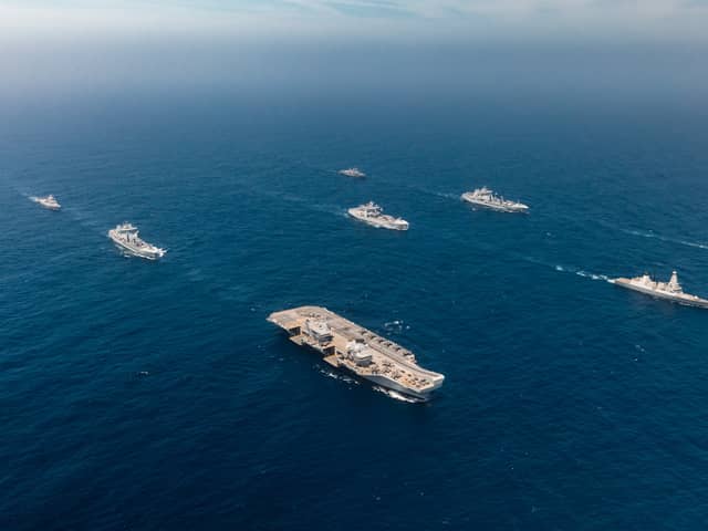 Operation Highmast has started, with HMS Prince of Wales sailing with other Royal Navy ships and allied forces in the Mediterranean.