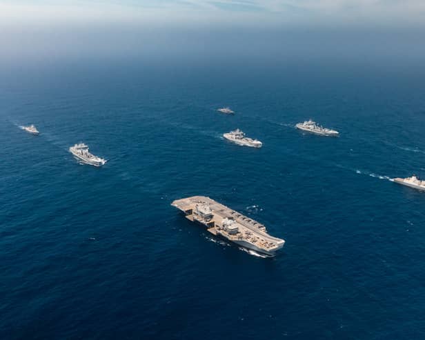 Operation Highmast has started, with HMS Prince of Wales sailing with other Royal Navy ships and allied forces in the Mediterranean.