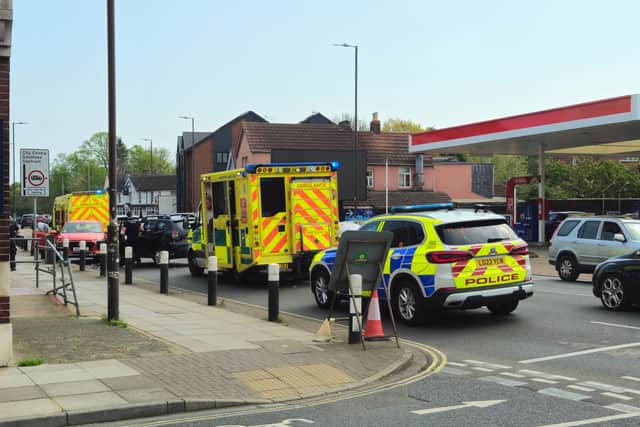 Milton Road crash scene