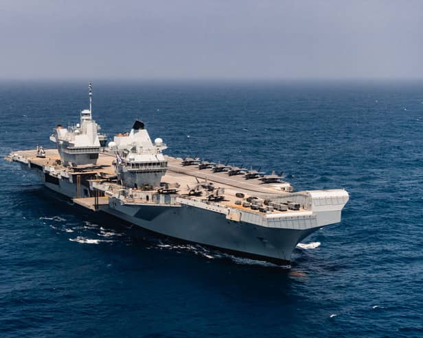 HMS Prince of Wales’ ongoing deployment in charge of the UK Carrier Strike Group has been described as the right response following the actions of Houthi rebels in Yemen.
