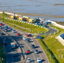 Firefighters, paramedics and coastguard scrambled to Langstone Harbour, just off of Eastern Road, to rescue two teenagers stuck in the mud.