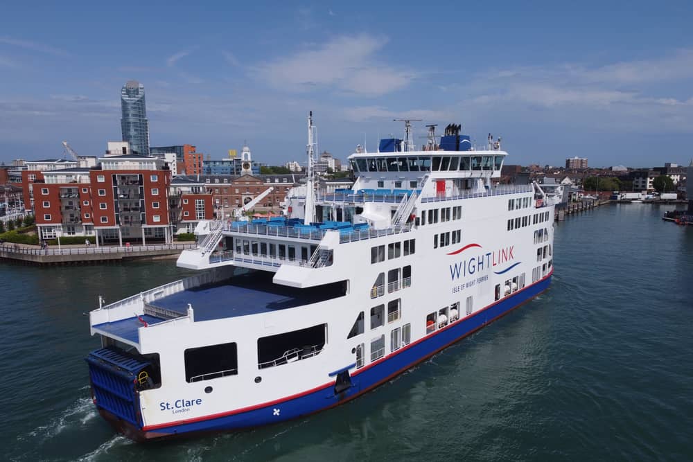 Wightlink ferries to and from Portsmouth have been hit with mechanical issues, with a charter vessel operating a reduced service. Pictured: St. Clare Ferry arriving into Portsmouth.