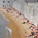 The people of Portsmouth are enjoying the sunshine as a mini heatwave hits. 

Picture: Sarah Standing (290425-5435)