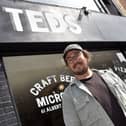 Sourdough Ted is Albert Road's newest addition. The new spot will be dishing up sourdough pizzas and craft beer. 

Pictured: Tom Emery 

Picture: Sarah Standing (250425-2301)