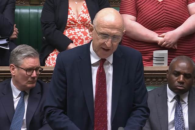 Defence secretary John Healey said the RAF air strike on a Houthi drone manufacturing facility was a success.