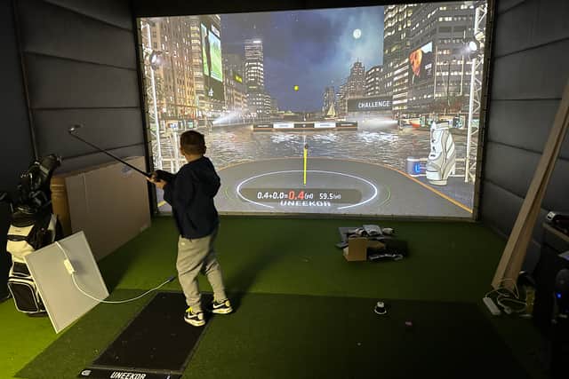 Inside the new state-of-the-art golf simulator in Lee-on-the-Solent