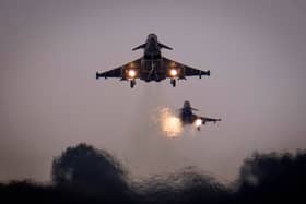 RAF fighter aircraft carried out airstrikes on a Houthi drone manufacturing facility in Yemen, working alongside US forces to do so.
