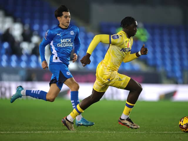 Pompey are reportedly trailing Crystal Palace starlet Hindolo Mustapha. Pic: Getty