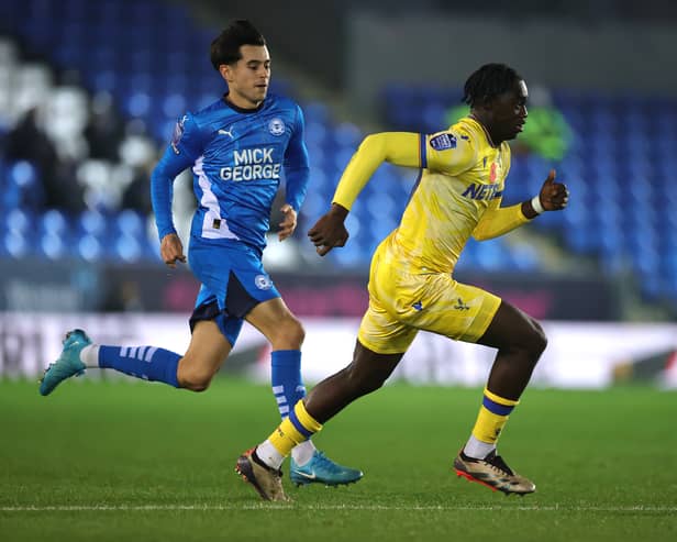 Pompey are reportedly trailing Crystal Palace starlet Hindolo Mustapha. Pic: Getty