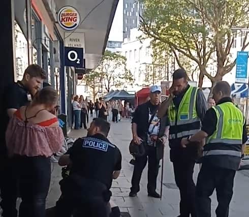 Man arrested after incident in Commercial Road 