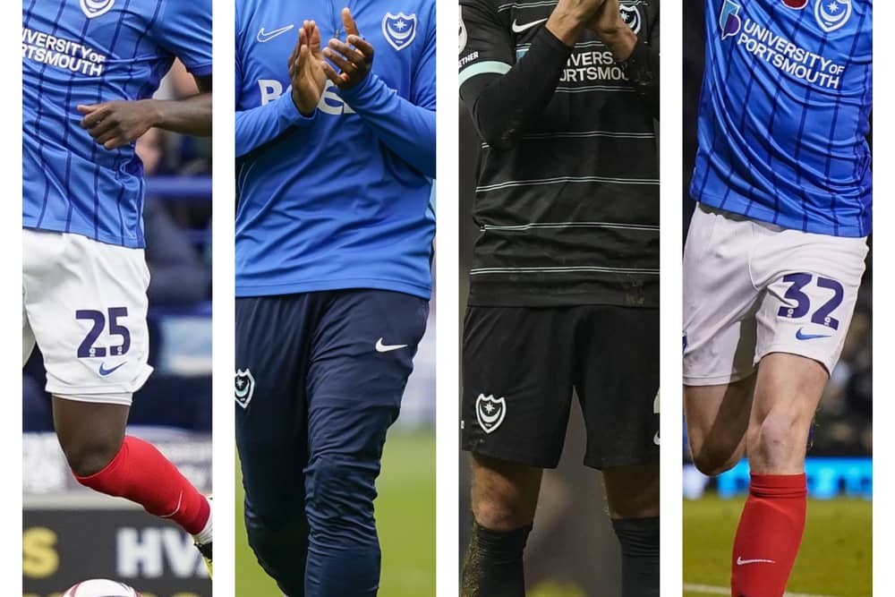 From left to right: Abdoulaye Kamara, Christian Saydee, Ryley Towler and Paddy Lane are all contracted players who conceivably could be told they can move this summer.