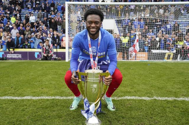 Abu Kamara is back at Fratton Park on Saturday - 12 months after bidding his goodbyes after capturing the League One title. Picture: Jason Brown/ProSportsImages