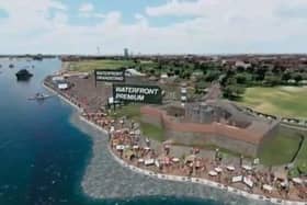 SailGP village in Southsea