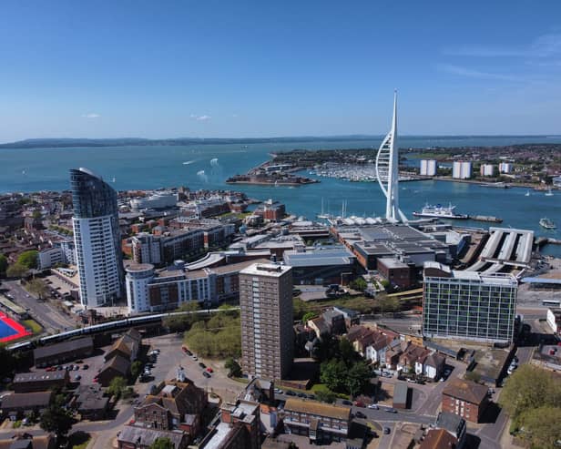 Gunwharf Quays in Portsmouth is just one of the city’s attractions