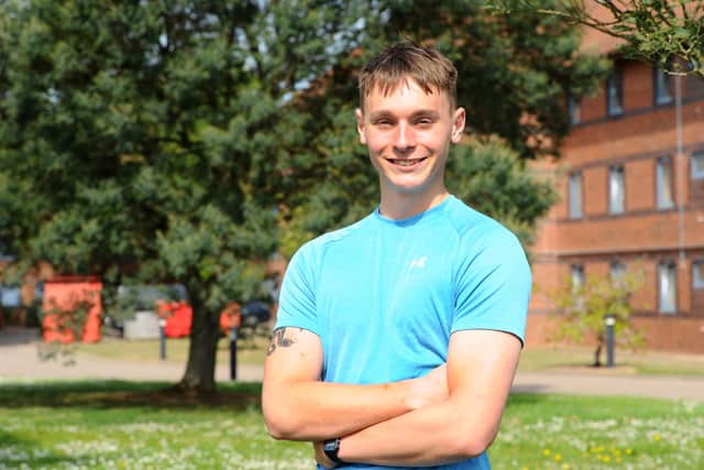 Pictured is: PLET Hugh Talbot (19) from Exeter.