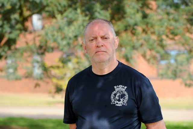 Pictured is: David MacAskill (53) from Waterlooville, engagement officer at the Royal Naval Association.