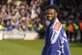 Abu Kamara won the League One title with Pompey last season. Now he returns with Hull. Picture: Jason Brown/ProSportsImages