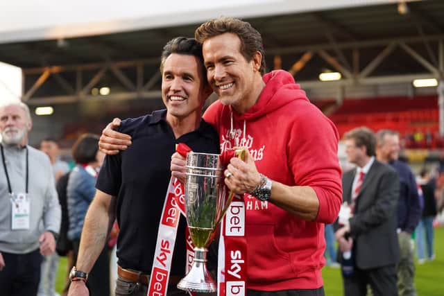 This is Wrexham has been a documentary success with co-owners Rob McElhenney and Ryan Reynolds. (Photo by Kya Banasko/Getty Images)