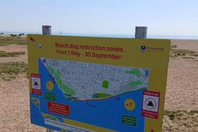 The sign at Eastney explains the new boundaries