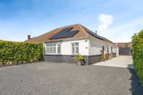 The driveway is spacious, but the garden is a real highlight