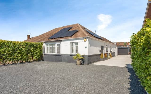 The driveway is spacious, but the garden is a real highlight