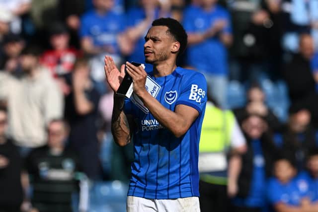 Pompey's Josh Murphy has been backed to stay at Fratton Park by boss John Mousinho. Pic: Graham Hunt/ProSportsImages