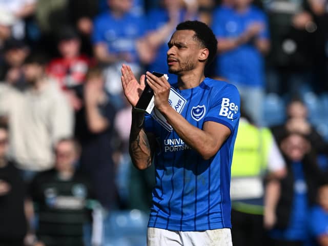 Pompey's Josh Murphy has been backed to stay at Fratton Park by boss John Mousinho. Pic: Graham Hunt/ProSportsImages