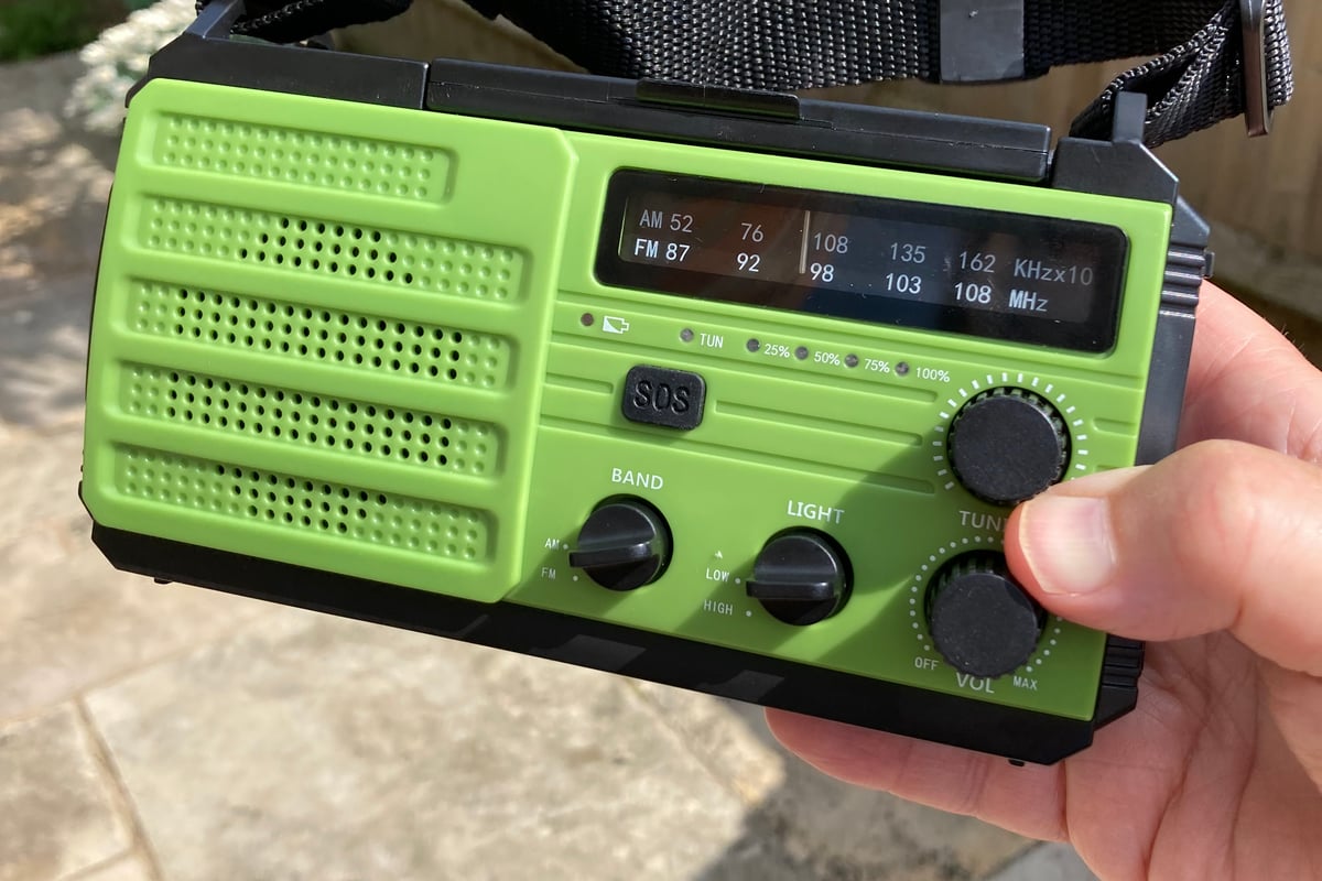 Government emergency advice: £29.99 Amazon wind-up radio tested