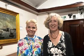 Sian Moore and Councillor Lesley Meenaghan were against the plans for an 18-bed HMO in Gosport town centre