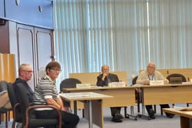 Gosport Borough Council's regulatory board meeting where Kim and Alan Willis spoke about their planning application for 14 Russell Close