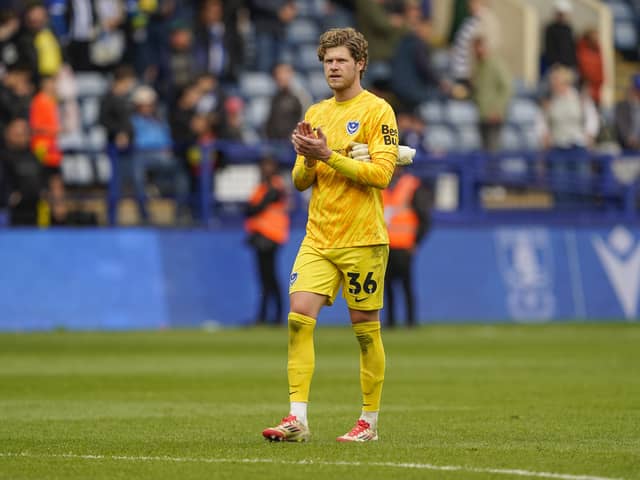 Pompey keeper Ben Killip. Picture: Jason Brown/ProSportsImages