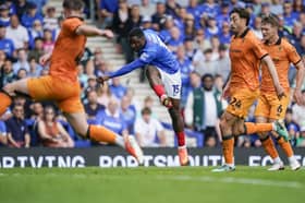 Christian Saydee ended his eight-month wait for a Pompey goal with the equaliser against Hull. Picture: Jason Brown/ProSportsImages