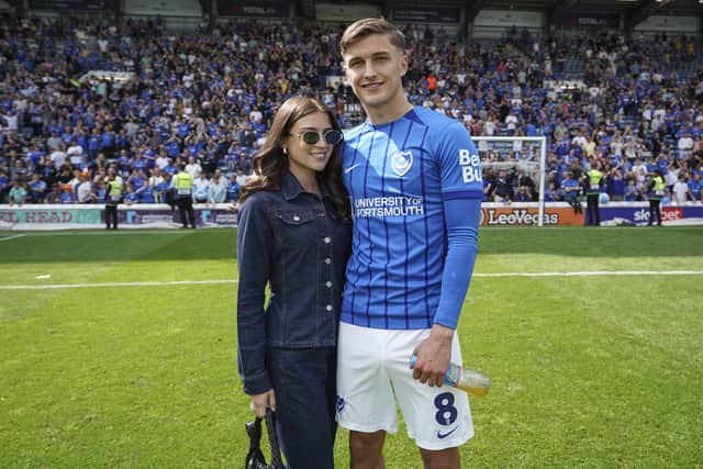 Pompey loanee Freddie Potts.