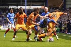 Christian Saydee proving a handful against Hull in the 1-1 draw on Saturday. Picture: Jason Brown/ProSportsImages