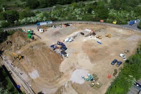 Site where new Lidl store is being built next to B&Q in Havant off Purbrook Way 