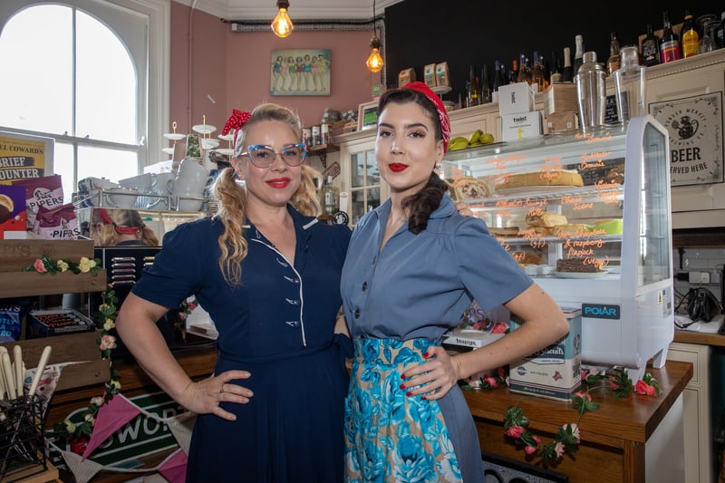 Queenie's Vintage Tearoom at Emsworth train station has celebrated its 3rd birthday. 

Pictured: Alex Shute
