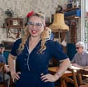 Queenie's Vintage Tearoom at Emsworth train station has celebrated its 3rd birthday. 

Pictured: Owner, Queenie Butler-Hoskins 

Picture: Alex Shute