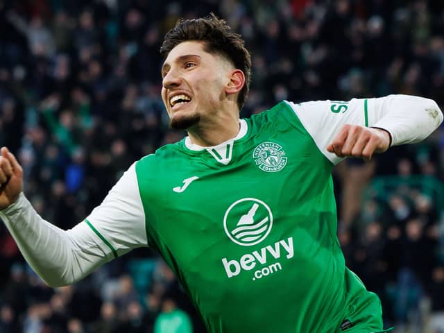 Pompey links with Sunderland’s Hibs loanee Nectar Triantis are wide of the mark. (Photo by Ross Parker / SNS Group)