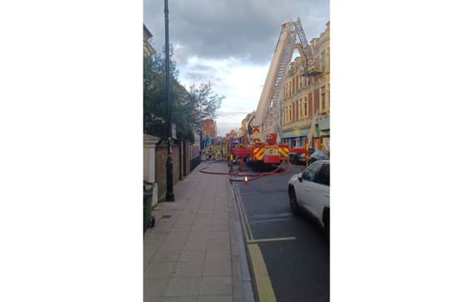 Firefighters put out the blaze on Osborne Road just before 8pm on Tuesday, May 6, having been alerted at 5pm.
